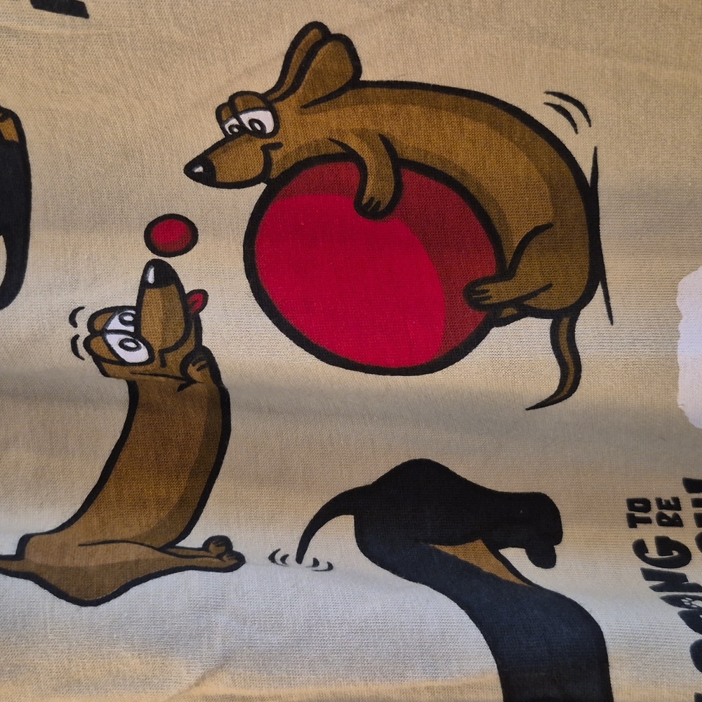 Lazy One Womens PJ Pants Large Wiener Dog Dachshund Sleeper Loungewear Comfy - Picture 6 of 13